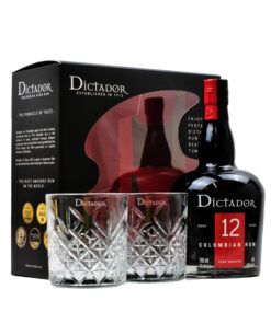 Dictador 12 years 0,7l 40% + 2 poháre
