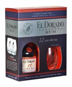 El Dorado 12 years 0,7l 40% + 2 poháre