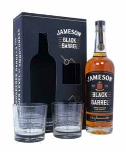 Jameson Black Barrel 0,7l 40% + 2 poháre