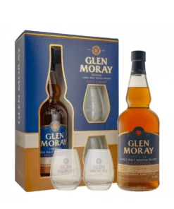 Glen Moray Chardonnay Cask 40% 0,7l GB + 2 Poháre