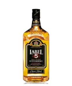 Label 5 Classic Black Blended Scotch Whisky 40% 0,7l