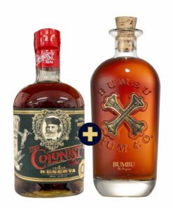 Bumbu Rum 0,7l 40% + The Colonist Reserva Rum 0,7l 40% set