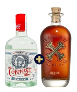 Bumbu Rum 0,7l 40% + The Colonist Dark Rum 0,7l 40% set
