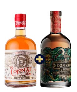 Don Papa Masskara 0,7l 40% + The Colonist Dark Rum 40% 0,7l set
