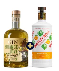 Whitley Neill Mango & Lime 0,7l 43% + Strange Luve Quince Gin 40% 0,7l set