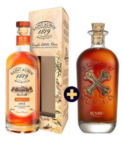 Saint Aubin Extra Premium Spiced 40% 0,7l + Bumbu Rum 0,7l 40%
