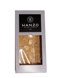 HANZO Gold Remeselná Biela Čokoláda (arašídy a karamel)