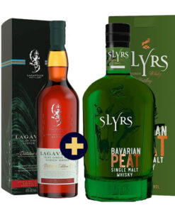 Lagavulin Distillers Edition 2022 43% 0,7l GB + SLYRS Single Malt Whisky Bavarian PEAT 0,7l 43% GB