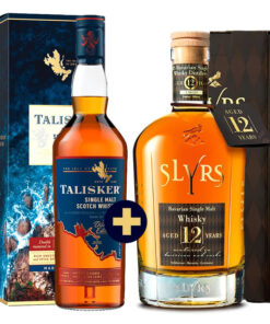 Talisker Distillers Edition 2012-2022 0,7l 45,8% GB + SLYRS Single Malt Whisky Aged 12 Years 0,7l 43% GB