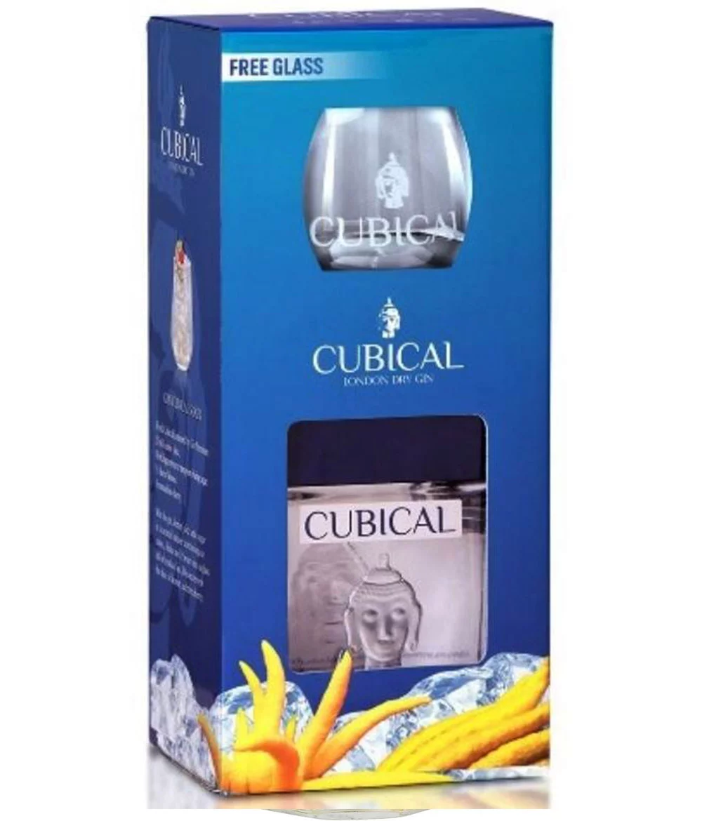 Cubical Premium Gin 0,7l 40% +1pohár