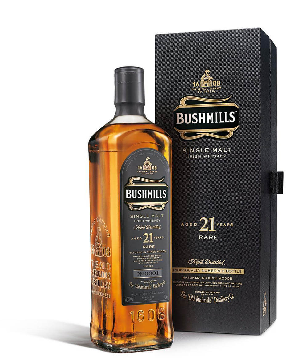 Bushmills 21y Rare 40% 0,7l GB