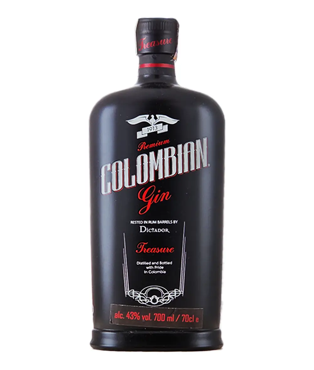Dictador Colombian Aged Gin Treasure Black 0,7l 43%