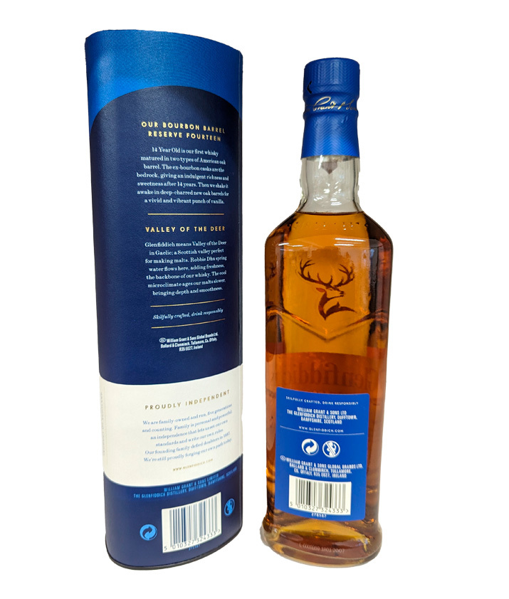 Glenfiddich 14 yo Bourbon Barrel Reserve Fourteen 43% 0,7l TU – Obrázok 2