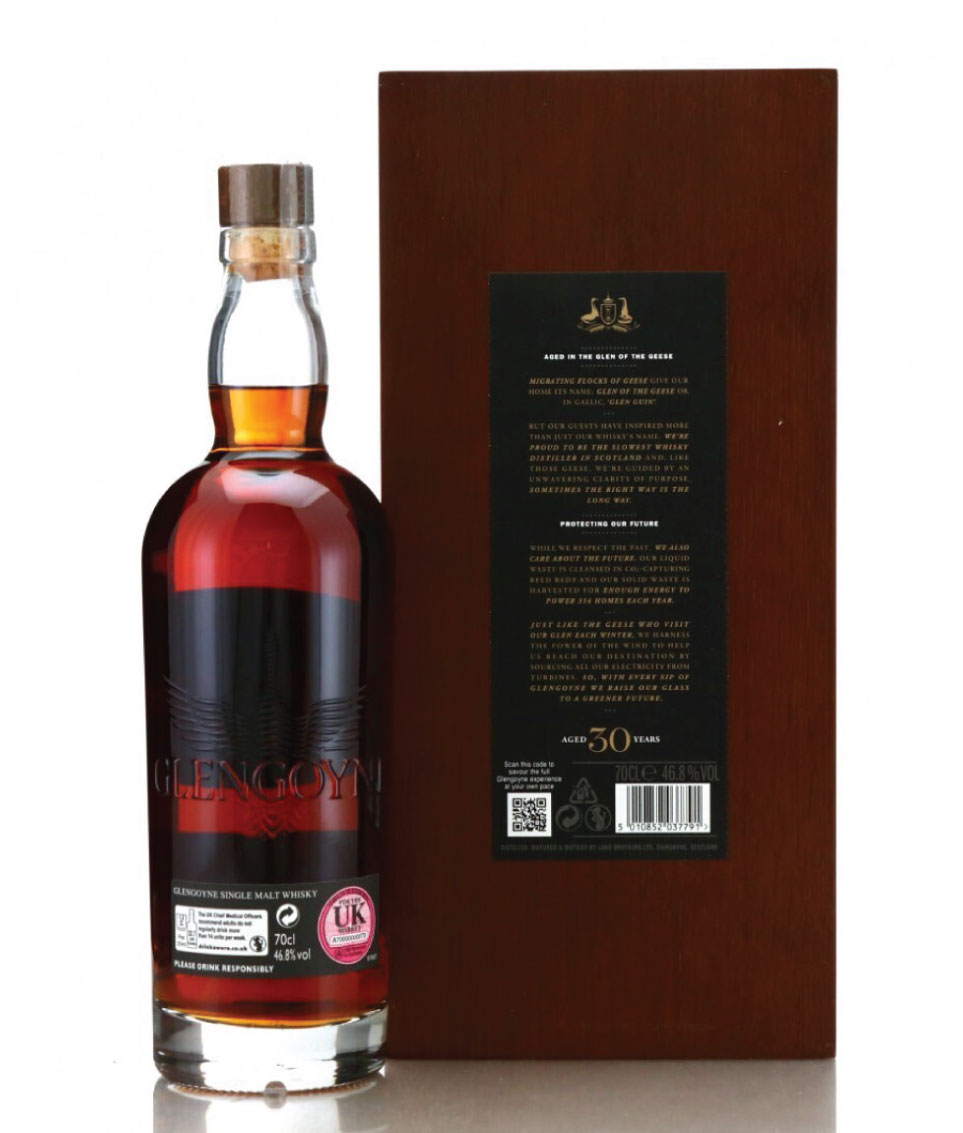 Glengoyne 30y Limited Release 2021 - Drevená krabica 46,8% 0,7l GB – Obrázok 2