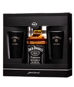 Jack Daniels +2 plechové poháre 40% 0,7l GB