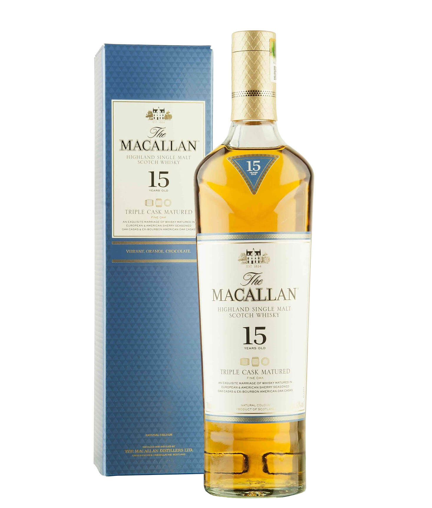 Macallan 15yo Triple Cask 43% 0,7l GB