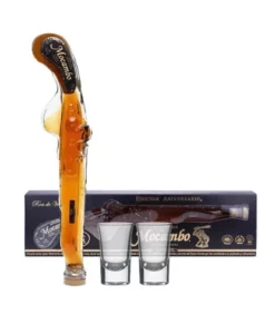 Mocambo Rum Anejo Pist. 10Y GB + Poháre 38% 0,2l