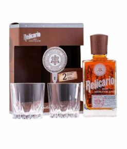 Relicario Ron Dominicano Superior 0,7l 40% + 2 poháre