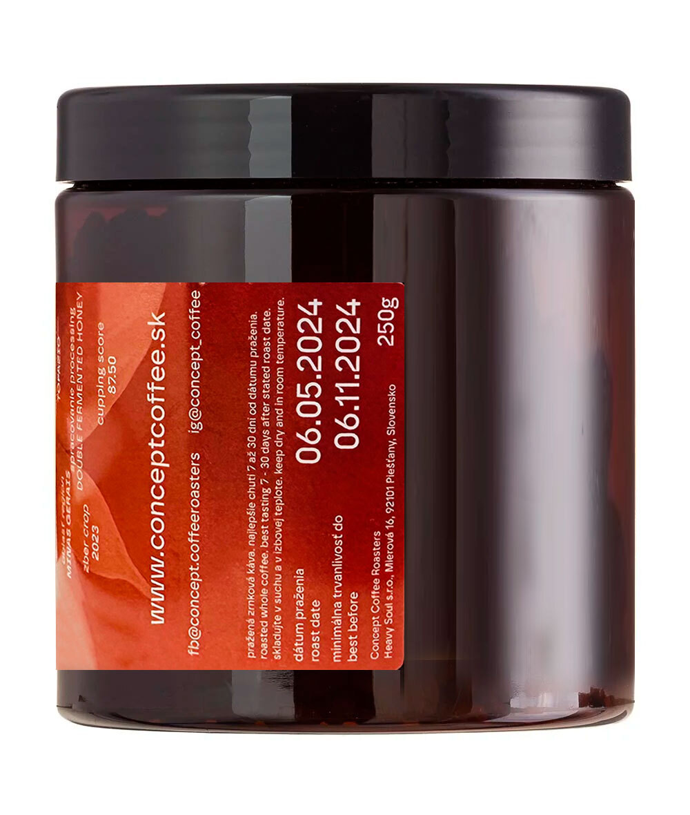 Concept Coffee Roasters Honey Cake – Brazil – espresso 250g – Obrázok 2