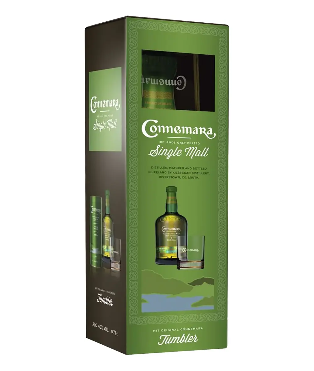 Connemara Peated Irish Single Malt + Pohár 40% 0,7l TU – Obrázok 4