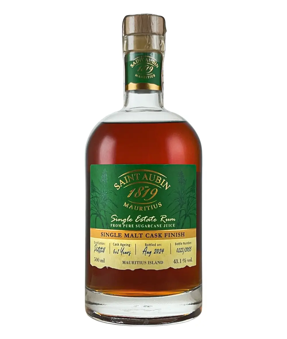 Saint Aubin Single Malt Laphroaig Cask Finish 0,5l 43,1% – Obrázok 3