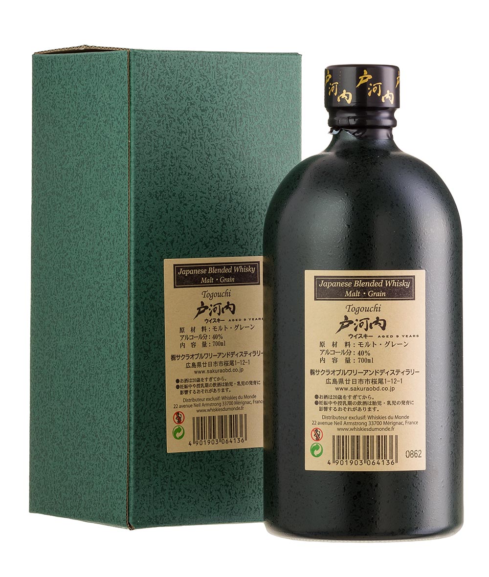 Togouchi 9y Japanese Blended Whisky 0,7l 40% GB – Obrázok 2
