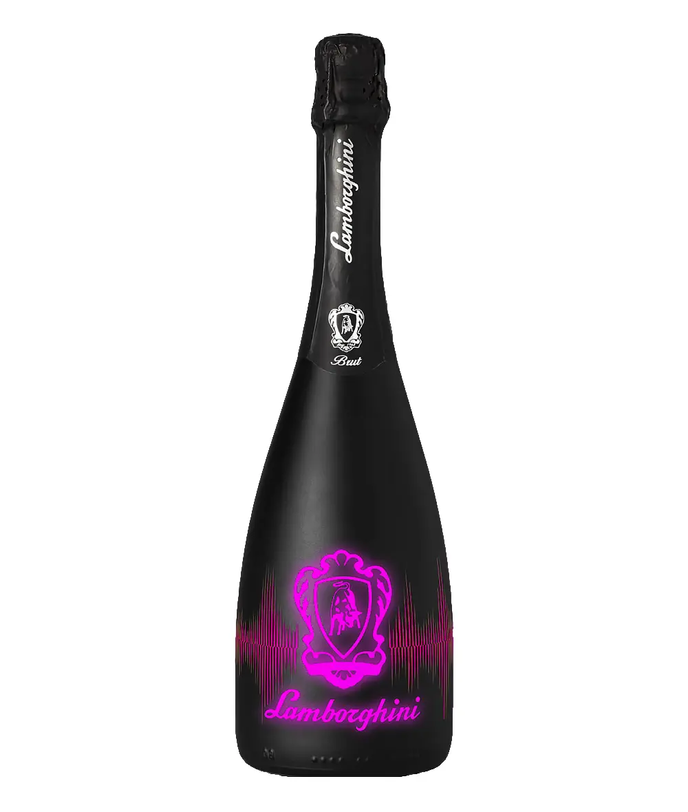 Lamborghini Dj Luminous Pinot Chardonnay Brut Spumante 12% 0,75l – Obrázok 3