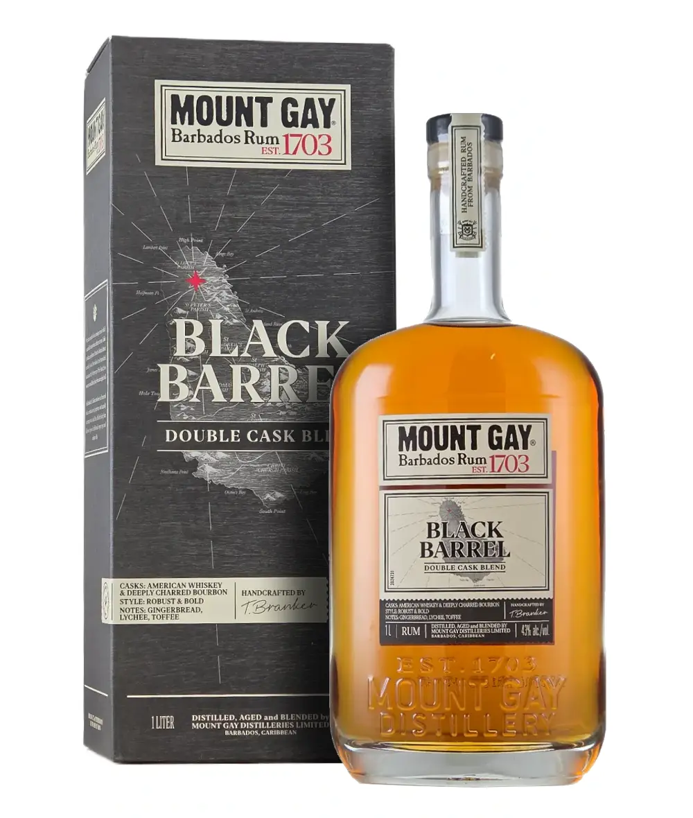 Mount Gay Black Barrel Double Cask Blend 43% 1l GB