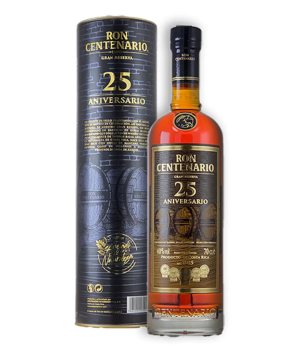 Ron Centenario Gran Reserva 25 Sistema Solera Rum 40% 0,7l GB