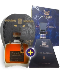 A.H. Riise Black Larimar Gem Collection 0,7l 45,2% GB + Cannibal Heart - Premium Rum 0,7l 40% GB set