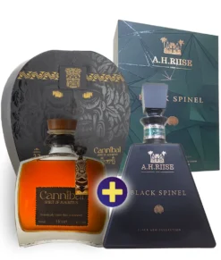 A.H. Riise Black Spinel Gem Collection 0,7l 46,1% GB + Cannibal Heart - Premium Rum 0,7l 40% GB szett